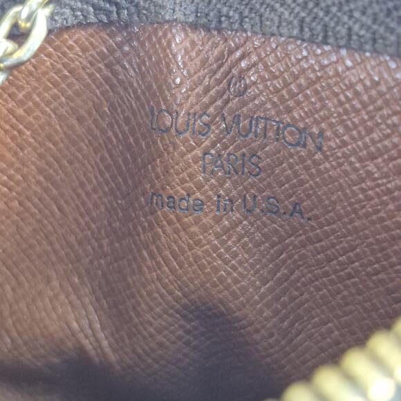 Louis Vuitton LV Coin Purse Pochette Cles Brown Monogram defect 2553698 - Picture 6 of 9